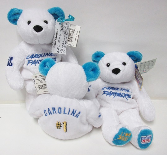 Salvinos Carolina Panthers #1 NFL Team <br>Commemorative Plush Bear<br>(Click Picture-FULL DETAILS)